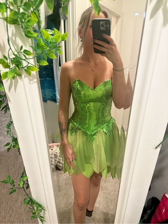 Leg Avenue Other - Strapless disney tinker bell costume size small place for straps zip up